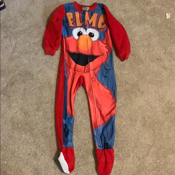 elmo footie pajamas